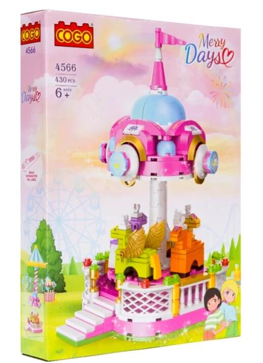Конструктор 430 елементів Дівчатка Карусель COGO 4566 Ціна (цена) 478.80грн. | придбати  купити (купить) Конструктор 430 елементів Дівчатка Карусель COGO 4566 доставка по Украине, купить книгу, детские игрушки, компакт диски 0