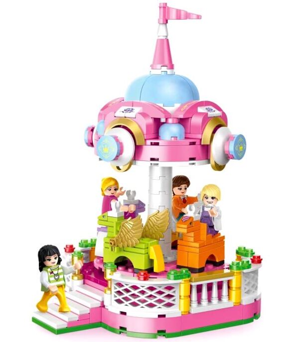 Конструктор 430 елементів Дівчатка Карусель COGO 4566 Ціна (цена) 478.80грн. | придбати  купити (купить) Конструктор 430 елементів Дівчатка Карусель COGO 4566 доставка по Украине, купить книгу, детские игрушки, компакт диски 1