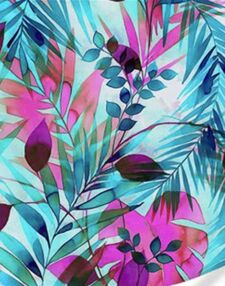 Алмазна мозаїка 30х40 GM86864 Абстракція листя "Strateg"