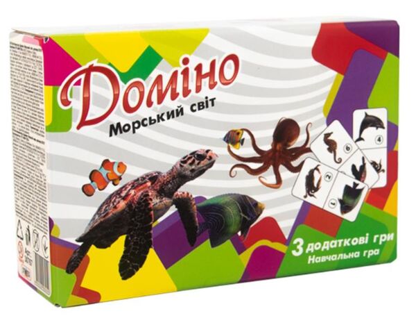 Доміно Морський світ 30767 Ціна (цена) 98.75грн. | придбати  купити (купить) Доміно Морський світ 30767 доставка по Украине, купить книгу, детские игрушки, компакт диски 0