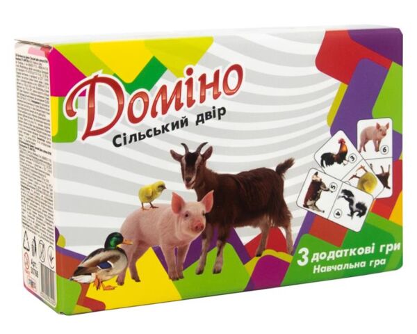 Доміно Сільський двір 30766 Ціна (цена) 98.75грн. | придбати  купити (купить) Доміно Сільський двір 30766 доставка по Украине, купить книгу, детские игрушки, компакт диски 0