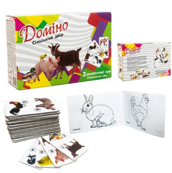 Доміно Сільський двір 30766 Ціна (цена) 98.75грн. | придбати  купити (купить) Доміно Сільський двір 30766 доставка по Украине, купить книгу, детские игрушки, компакт диски 1