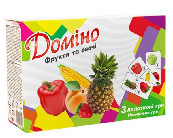 Доміно Фрукти та овочі 30764 Ціна (цена) 98.75грн. | придбати  купити (купить) Доміно Фрукти та овочі 30764 доставка по Украине, купить книгу, детские игрушки, компакт диски 0