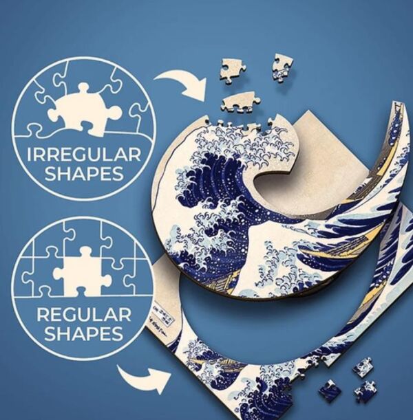 Пазли фігурні з дерева 200 елементів Велика хвиля в Канагаві Trefl Ціна (цена) 366.60грн. | придбати  купити (купить) Пазли фігурні з дерева 200 елементів Велика хвиля в Канагаві Trefl доставка по Украине, купить книгу, детские игрушки, компакт диски 1