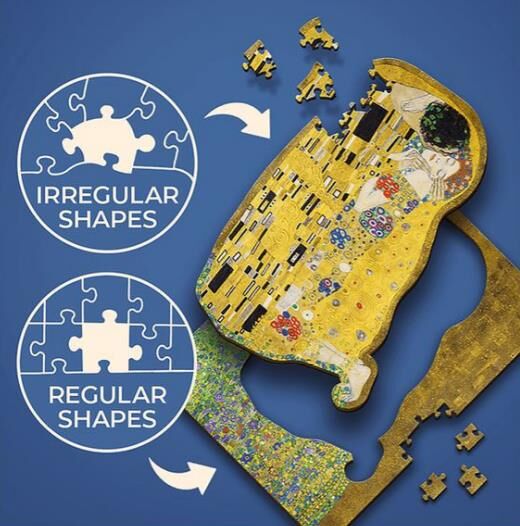 Пазли фігурні з дерева 200 елементів Поцілунок Густав Клімт Trefl Ціна (цена) 366.60грн. | придбати  купити (купить) Пазли фігурні з дерева 200 елементів Поцілунок Густав Клімт Trefl доставка по Украине, купить книгу, детские игрушки, компакт диски 1