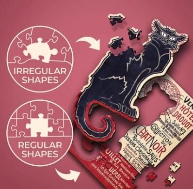 Пазли фігурні з дерева 200 елементів Чорний кіт Trefl Ціна (цена) 366.60грн. | придбати  купити (купить) Пазли фігурні з дерева 200 елементів Чорний кіт Trefl доставка по Украине, купить книгу, детские игрушки, компакт диски 2