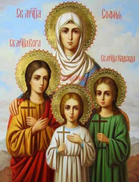 Алмазна мозаїка 40х50 JSFH71302 Ікона Віри, Надії, Любові та їх матері Софії Strateg Ціна (цена) 282.78грн. | придбати  купити (купить) Алмазна мозаїка 40х50 JSFH71302 Ікона Віри, Надії, Любові та їх матері Софії Strateg доставка по Украине, купить книгу, детские игрушки, компакт диски 0