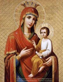 Алмазна мозаїка 40х50 JSFH85872 Ікона Скоропослужниця "Strateg"