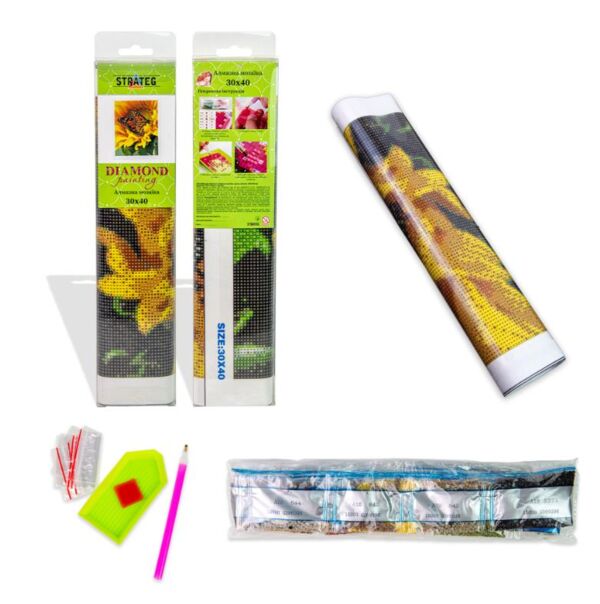 Алмазна мозаїка б/підрамн 30х40 ZAV3040-52 Свіжість Strateg Ціна (цена) 122.55грн. | придбати  купити (купить) Алмазна мозаїка б/підрамн 30х40 ZAV3040-52 Свіжість Strateg доставка по Украине, купить книгу, детские игрушки, компакт диски 1