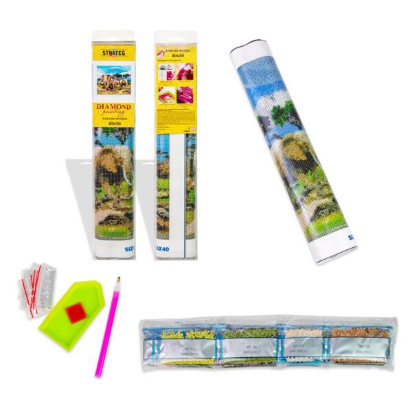 Алмазна мозаїка б/підрамн 40х50 ZAV4050-37 Грайливе щастя Strateg Ціна (цена) 169.67грн. | придбати  купити (купить) Алмазна мозаїка б/підрамн 40х50 ZAV4050-37 Грайливе щастя Strateg доставка по Украине, купить книгу, детские игрушки, компакт диски 1