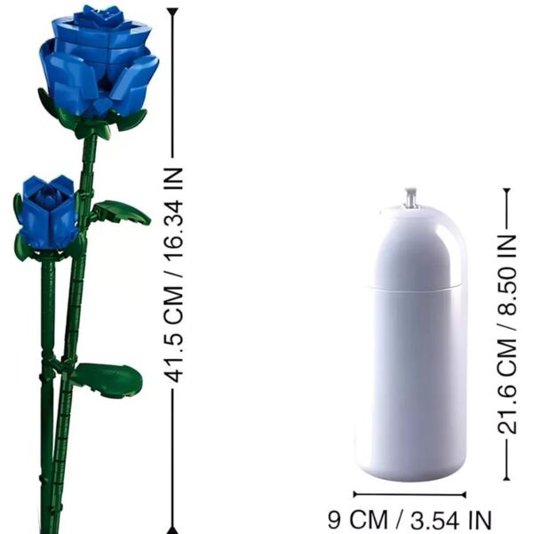 Конструктор Sluban Квіти Блакитні троянди M38-B1101-11 Ціна (цена) 275.48грн. | придбати  купити (купить) Конструктор Sluban Квіти Блакитні троянди M38-B1101-11 доставка по Украине, купить книгу, детские игрушки, компакт диски 2