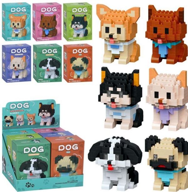 Конструктор Собака від 155 деталей 6 видів W1528 Ціна (цена) 40.79грн. | придбати  купити (купить) Конструктор Собака від 155 деталей 6 видів W1528 доставка по Украине, купить книгу, детские игрушки, компакт диски 0