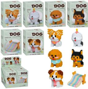 Конструктор Собака від 170 деталей 6 видів W1526