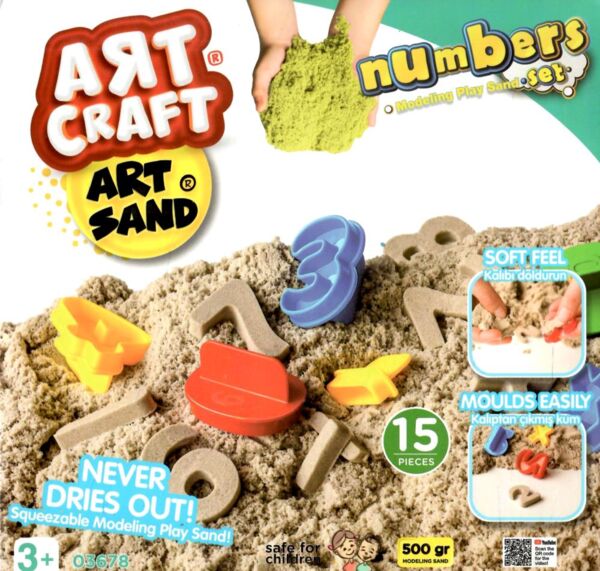 Кінетичний пісок Цифри 500 г 03678 Ціна (цена) 193.70грн. | придбати  купити (купить) Кінетичний пісок Цифри 500 г 03678 доставка по Украине, купить книгу, детские игрушки, компакт диски 1