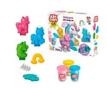 Набір для творчості з тіста Єдинороги 168 г 03999