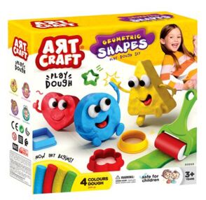 Набір для творчості із тіста з пресом Геометричні фігури 200 г 03682