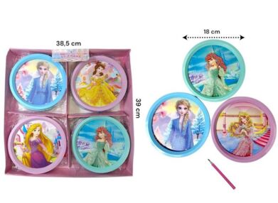 Алмазна мозаїка кругла D-18 см Princess