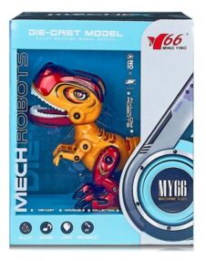  Металевий динозавр світло звук