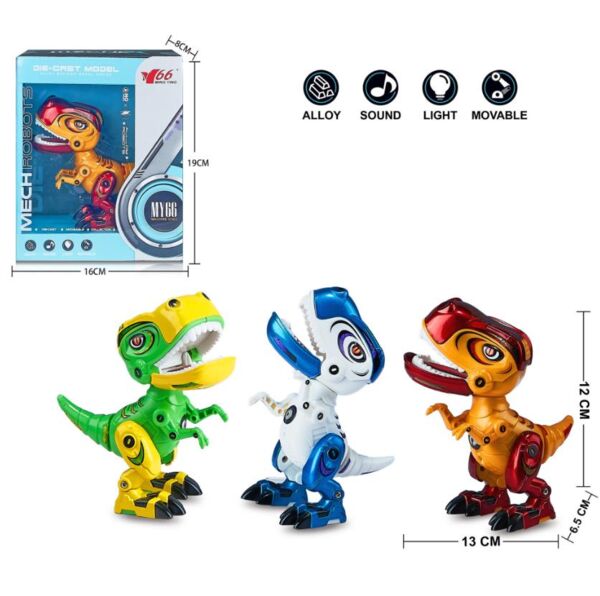  Металевий динозавр світло звук Ціна (цена) 349.00грн. | придбати  купити (купить)  Металевий динозавр світло звук доставка по Украине, купить книгу, детские игрушки, компакт диски 2