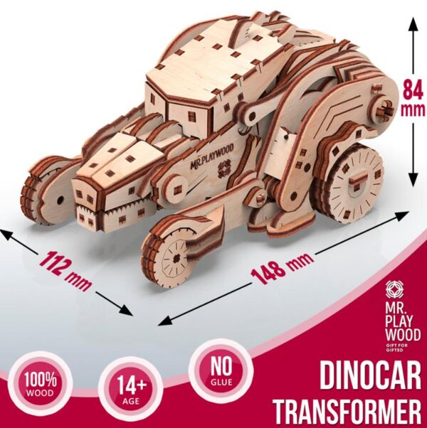 трансформер Дінокар 206 деталей механ деревяний Ціна (цена) 5 000.00грн. | придбати  купити (купить) трансформер Дінокар 206 деталей механ деревяний доставка по Украине, купить книгу, детские игрушки, компакт диски 1