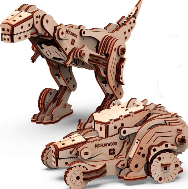 трансформер Дінокар 206 деталей механ деревяний Ціна (цена) 5 000.00грн. | придбати  купити (купить) трансформер Дінокар 206 деталей механ деревяний доставка по Украине, купить книгу, детские игрушки, компакт диски 0