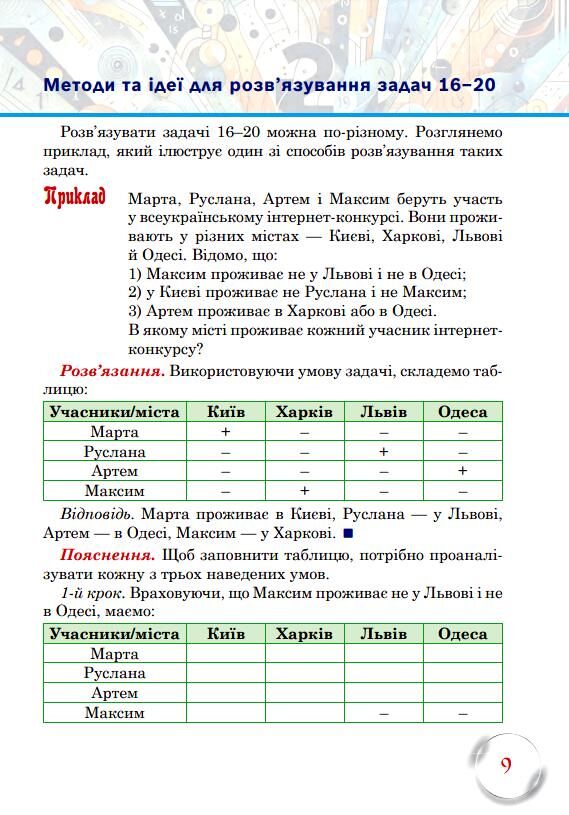 Школа математичних талантів 5 клас Ціна (цена) 196.20грн. | придбати  купити (купить) Школа математичних талантів 5 клас доставка по Украине, купить книгу, детские игрушки, компакт диски 8