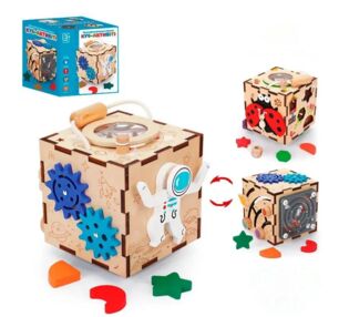 Гра деревяна Бізікуб 2 види MD 0894