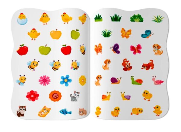 Перші наліпки для малят Весела ферма Кристал Бук Ціна (цена) 21.55грн. | придбати  купити (купить) Перші наліпки для малят Весела ферма Кристал Бук доставка по Украине, купить книгу, детские игрушки, компакт диски 5