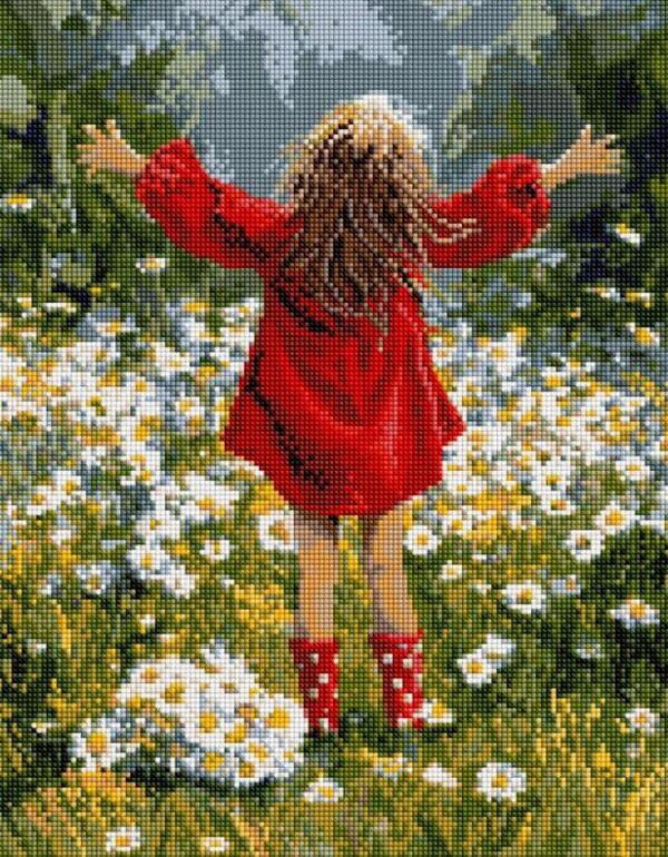 Алмазна мозаїка 40х50 AMO20200 Ромашки для серця Ідейка Ціна (цена) 299.20грн. | придбати  купити (купить) Алмазна мозаїка 40х50 AMO20200 Ромашки для серця Ідейка доставка по Украине, купить книгу, детские игрушки, компакт диски 0