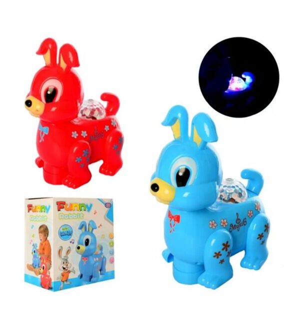 Зайчик музичний їздить 2 кольори NR617-51 Ціна (цена) 153.23грн. | придбати  купити (купить) Зайчик музичний їздить 2 кольори NR617-51 доставка по Украине, купить книгу, детские игрушки, компакт диски 0