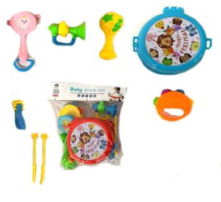 Музичні інструменти барабан бубон стукалка труба A881