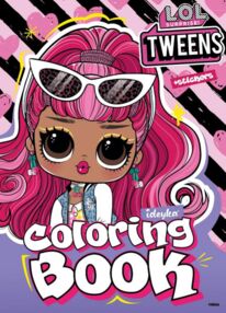 Розмальовка зі стікерами Tweens Cherry LCB29