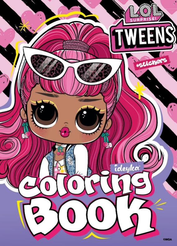 Розмальовка зі стікерами Tweens Cherry LCB29 Ціна (цена) 48.80грн. | придбати  купити (купить) Розмальовка зі стікерами Tweens Cherry LCB29 доставка по Украине, купить книгу, детские игрушки, компакт диски 0