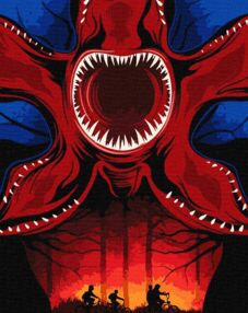 Розпис по номерах 40х50 КНО5227 Полювання на монстра "Ідейка"