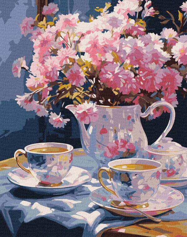 Розпис по номерах 40х50 КНО5684 Вишукане чаювання Ідейка Ціна (цена) 190.80грн. | придбати  купити (купить) Розпис по номерах 40х50 КНО5684 Вишукане чаювання Ідейка доставка по Украине, купить книгу, детские игрушки, компакт диски 0