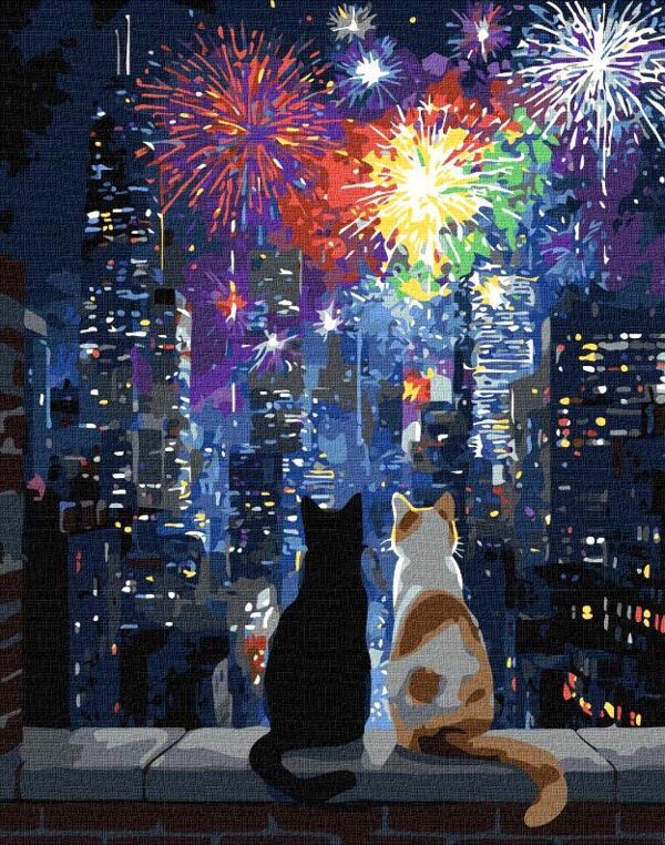 Розпис по номерах 40х50 КНО6876 Нічне побачення Ідейка Ціна (цена) 190.80грн. | придбати  купити (купить) Розпис по номерах 40х50 КНО6876 Нічне побачення Ідейка доставка по Украине, купить книгу, детские игрушки, компакт диски 0