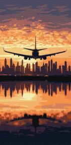 Розпис по номерах 40х80 КНО6394 Політ над містом "Ідейка"