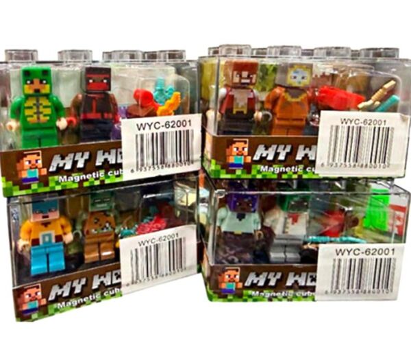 Конструктор магнітний MK 8 деталей + 2 героя 62001 Ціна (цена) 108.00грн. | придбати  купити (купить) Конструктор магнітний MK 8 деталей + 2 героя 62001 доставка по Украине, купить книгу, детские игрушки, компакт диски 0