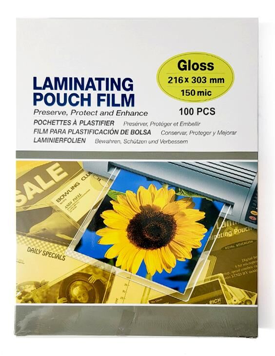 Плівка для ламінування формат А4 150 мкр 100 штук 216 на 303 Ціна (цена) 397.20грн. | придбати  купити (купить) Плівка для ламінування формат А4 150 мкр 100 штук 216 на 303 доставка по Украине, купить книгу, детские игрушки, компакт диски 0