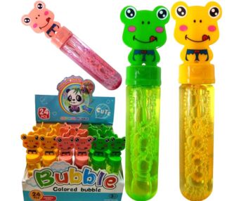 Мильні бульбашки 14 см Жабка мікс 4 25-216