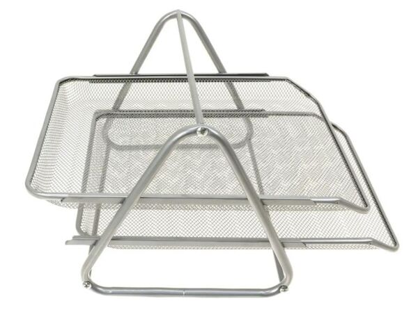 Лоток металевий горизонтальний 2 відділення срібний Ціна (цена) 202.30грн. | придбати  купити (купить) Лоток металевий горизонтальний 2 відділення срібний доставка по Украине, купить книгу, детские игрушки, компакт диски 1