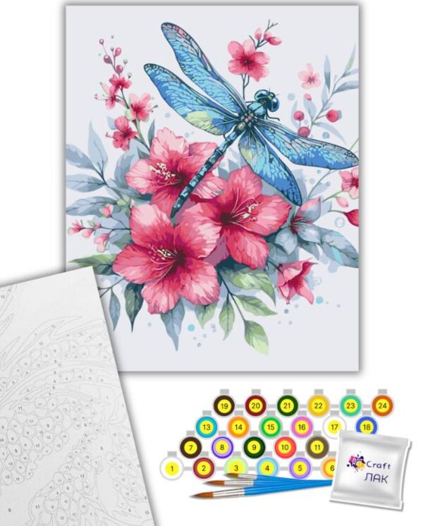 Розпис по номерах 40х50 11693-АС Бабка в квітах Art Craft арт крафт Ціна (цена) 213.60грн. | придбати  купити (купить) Розпис по номерах 40х50 11693-АС Бабка в квітах Art Craft арт крафт доставка по Украине, купить книгу, детские игрушки, компакт диски 1