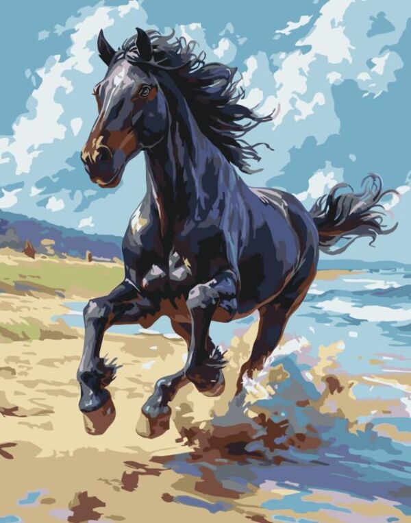 Розпис по номерах 40х50 11703-АС Благородний скакун Art Craft арт крафт Ціна (цена) 213.60грн. | придбати  купити (купить) Розпис по номерах 40х50 11703-АС Благородний скакун Art Craft арт крафт доставка по Украине, купить книгу, детские игрушки, компакт диски 0