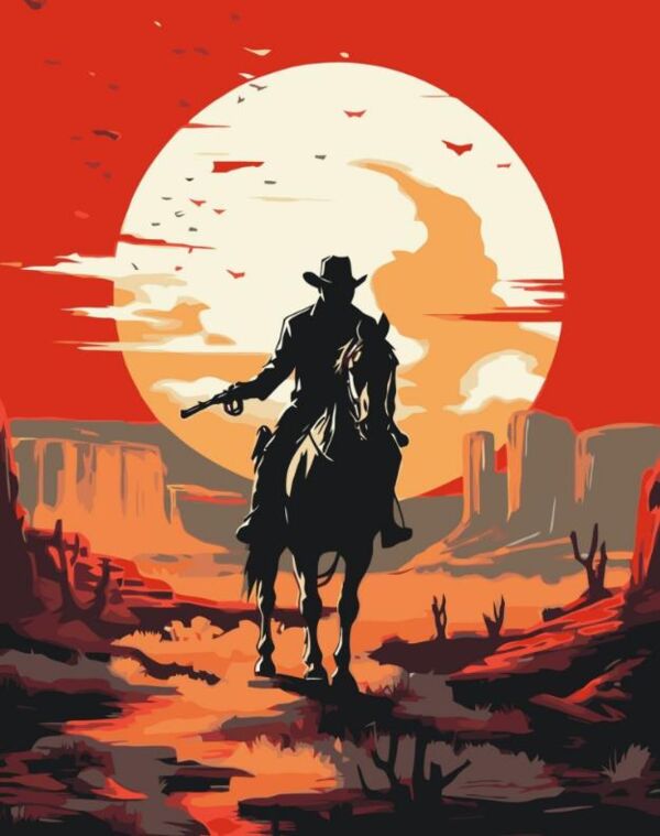 Розпис по номерах 40х50 10153-АC Вестерн Art Craft арт крафт Ціна (цена) 204.00грн. | придбати  купити (купить) Розпис по номерах 40х50 10153-АC Вестерн Art Craft арт крафт доставка по Украине, купить книгу, детские игрушки, компакт диски 0