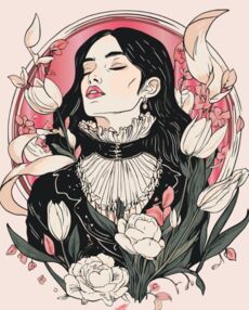 Розпис по номерах 40х50 10188-АC Готична гармонія "Art Craft" арт крафт