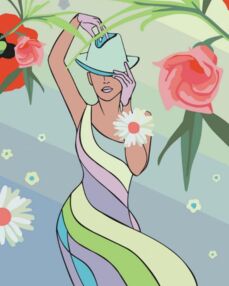 Розпис по номерах 40х50 10394-АC Грація "Art Craft" арт крафт