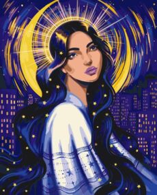 Розпис по номерах 40х50 10009-АC Королева ночі "Art Craft" арт крафт