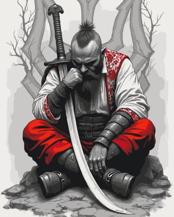 Розпис по номерах 40х50 10178-АC Козак із шаблею Art Craft арт крафт Ціна (цена) 213.60грн. | придбати  купити (купить) Розпис по номерах 40х50 10178-АC Козак із шаблею Art Craft арт крафт доставка по Украине, купить книгу, детские игрушки, компакт диски 0