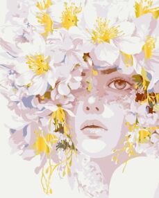 Розпис по номерах 40х50 10190-АC Золотисті тичинки "Art Craft" арт крафт