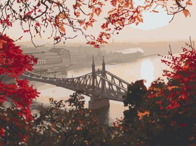 Розпис по номерах 40х50 10560-АC Міст свободи "Art Craft" арт крафт